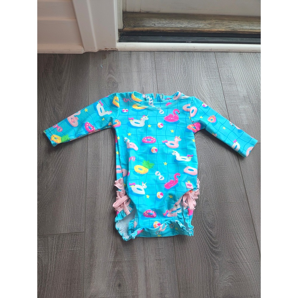 Rufflebutts baby girl swimsuit 3-6 mos